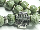 купить - Четки православные из керамики светло-зеленого на 50 зерен - фото 4
