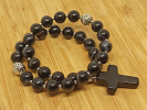 Православные четки из черного агата с каменным крестом на 30 зерен. — купить за 1749 ₽ - фото 7 купить - Православные четки из черного агата с каменным крестом на 30 зерен. — купить за 1749 ₽ - фото 7