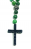 купить - Православные четки из хризопраза на 30 зерен с крестом и бусинами со стразами - фото 5