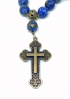купить - Четки православные на 30 зерен из афганского лазурита с крупным крестом из бронзы ручной работы - фото 10