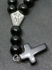 купить - Четки православные из черного агата на 30 зерен d 10 с каменным крестом для храма - фото 10