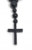 купить - Православные четки из черного агата на 30 зерен с крестом со стразами - фото 4