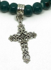 Православные четки-браслет из зеленой керамики на 30 зерен с крестом и декоративными бусинами — купить за 999 ₽ - фото 9 купить - Православные четки-браслет из зеленой керамики на 30 зерен с крестом и декоративными бусинами — купить за 999 ₽ - фото 9
