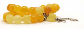 Мусульманские четки из желтого агата — купить за 2990 ₽ - фото 4 купить - Мусульманские четки из желтого агата — купить за 2990 ₽ - фото 4