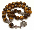 Четки "Ксения Петербуржская" из тигрового глаза на 30 — купить за 5600 ₽ - фото 10 купить - Четки "Ксения Петербуржская" из тигрового глаза на 30 — купить за 5600 ₽ - фото 10