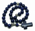 Четки из лазурита с крупным каменным крестом — купить за 5590 ₽ - фото 10 купить - Четки из лазурита с крупным каменным крестом — купить за 5590 ₽ - фото 10