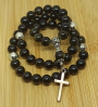 Четки с крестиком из обсидиана на 50 — купить за 3999 ₽ - фото 3 купить - Четки с крестиком из обсидиана на 50 — купить за 3999 ₽ - фото 3